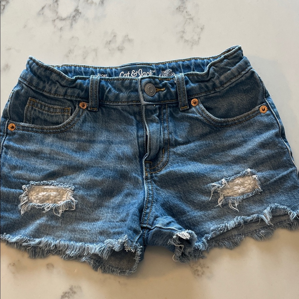 Cat & Jack Distressed Denim Shorts
